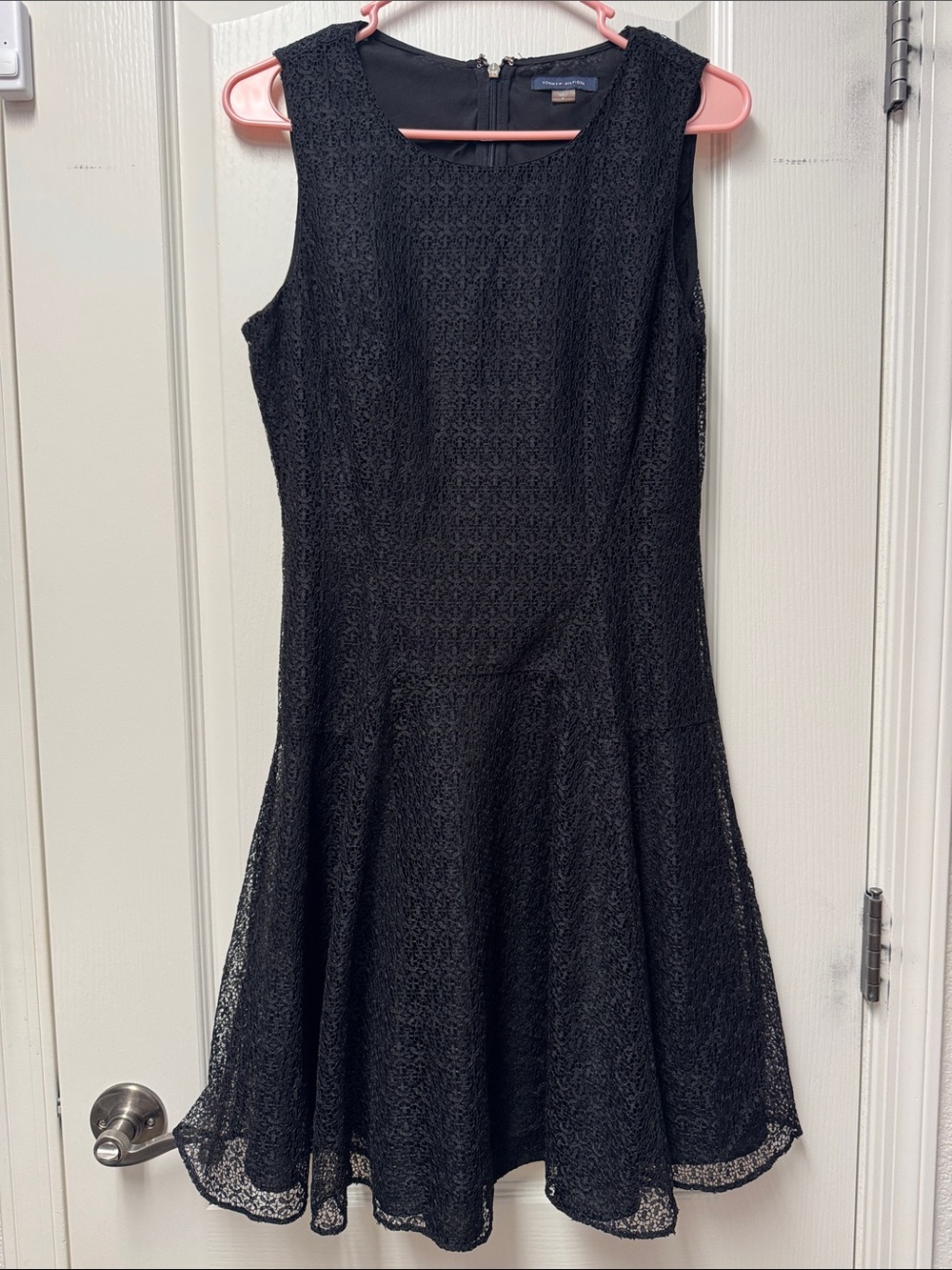 Tommy Hilfiger Black Lace Fit & Flare Dress